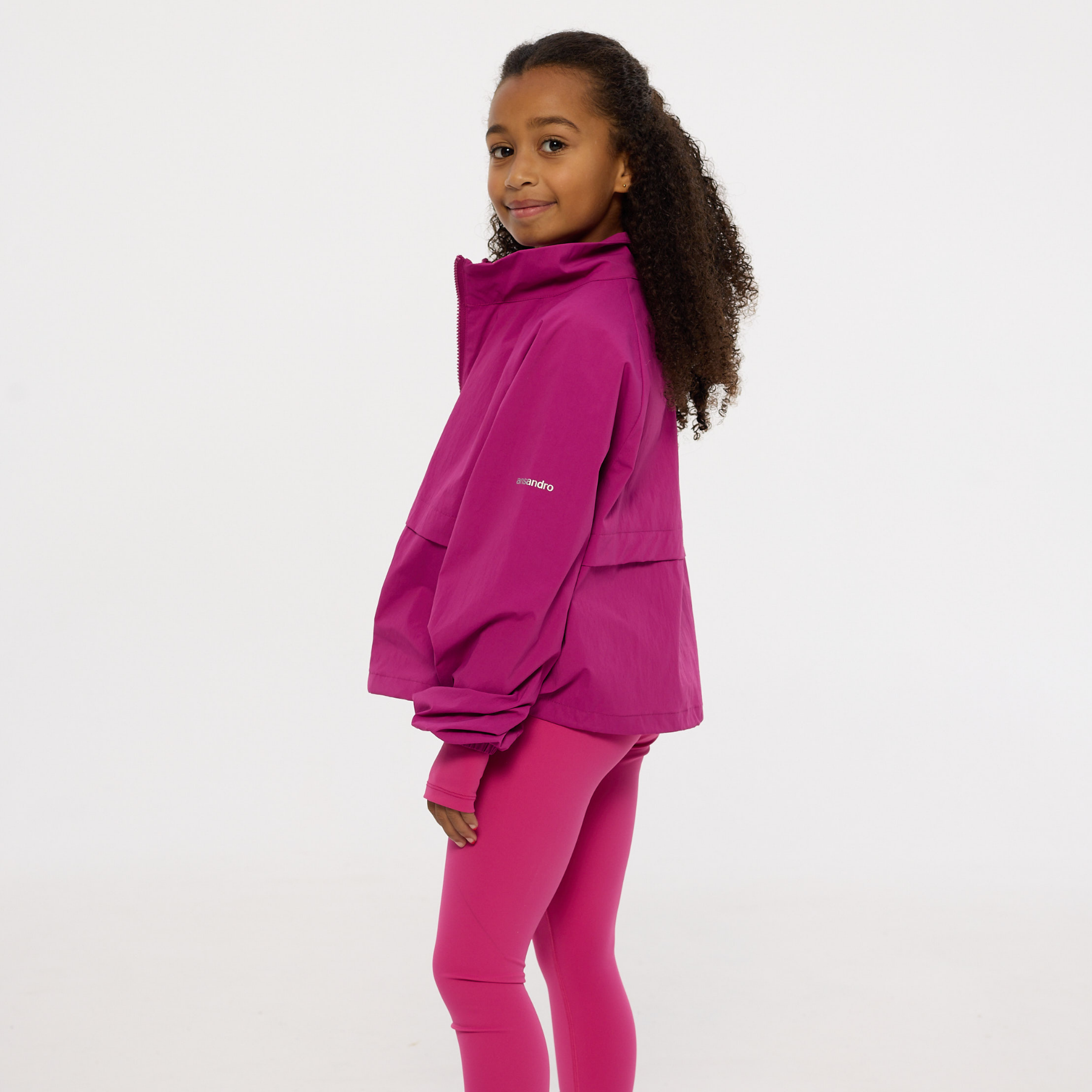 Ansandro Girls Berry Windbreaker Ansandro Girls Berry Windbreaker