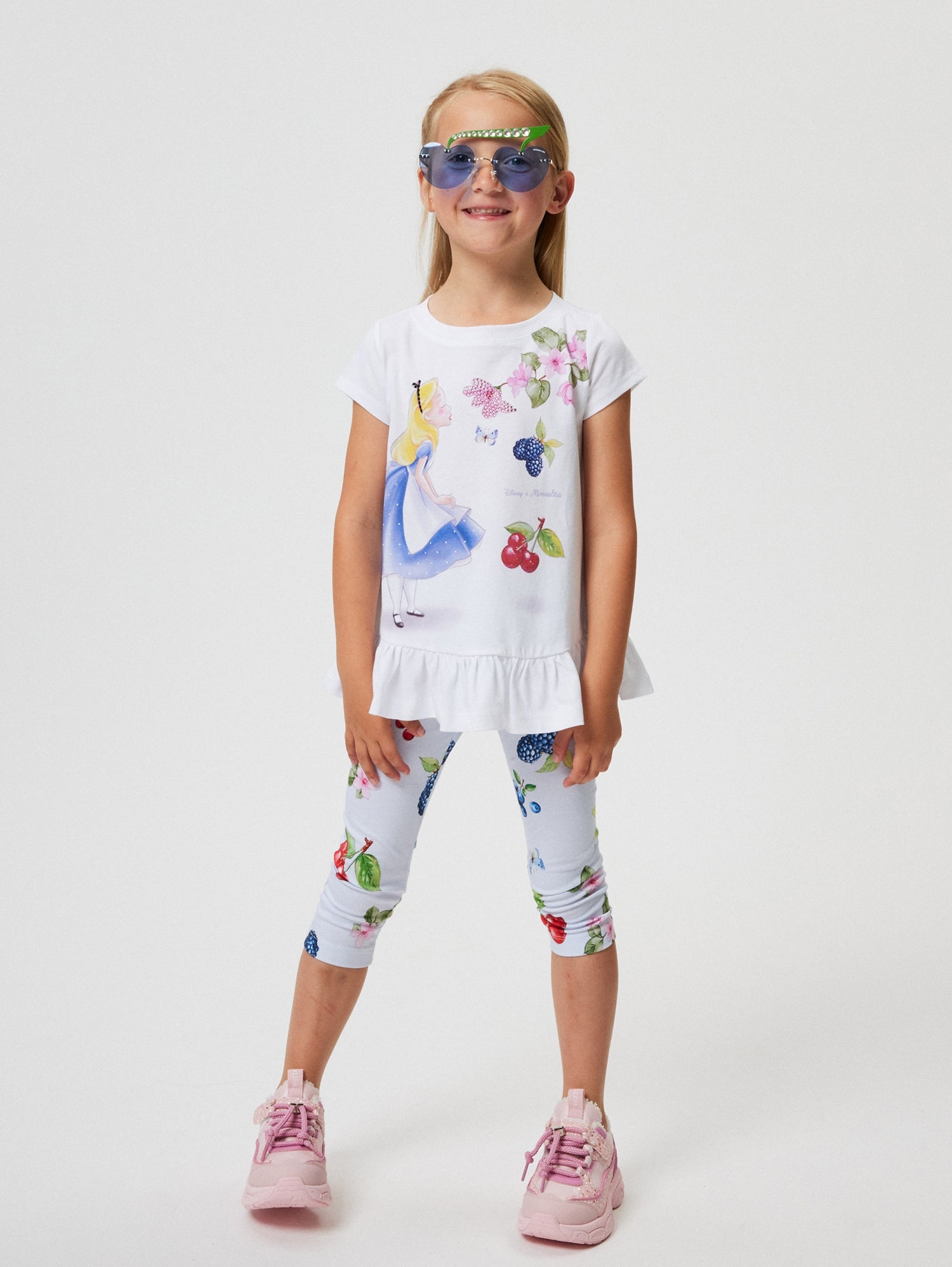 Monnalisa Girls Fruit Leggings Monnalisa Girls Fruit Leggings