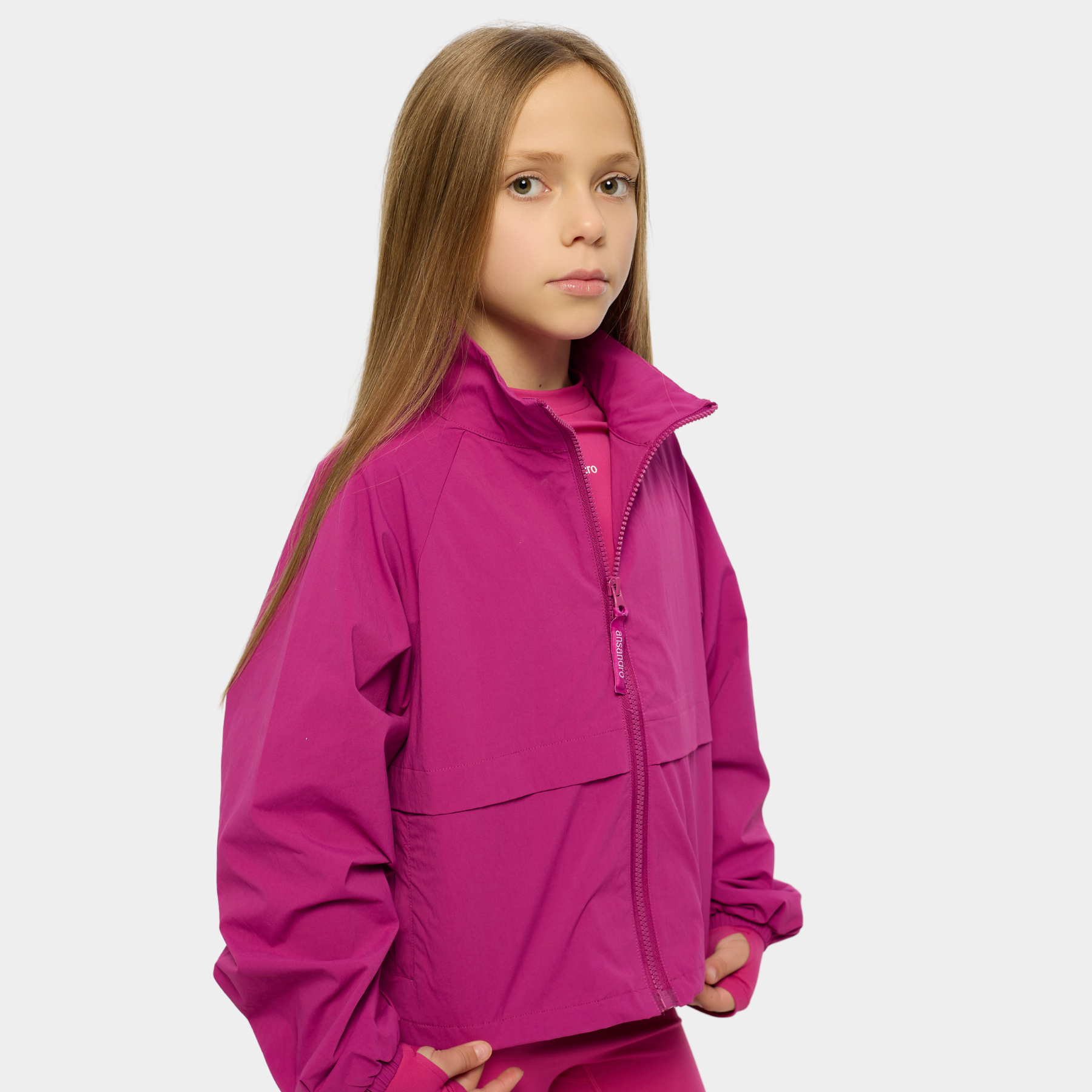 Ansandro Girls Berry Windbreaker Ansandro Girls Berry Windbreaker