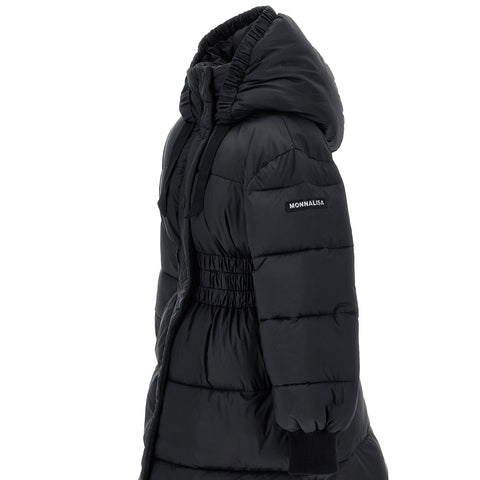 Monnalisa Girls Black Coat Monnalisa Girls Black Coat