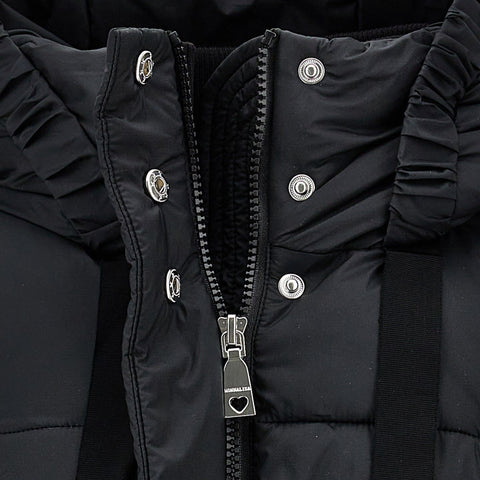 Monnalisa Girls Black Coat Monnalisa Girls Black Coat