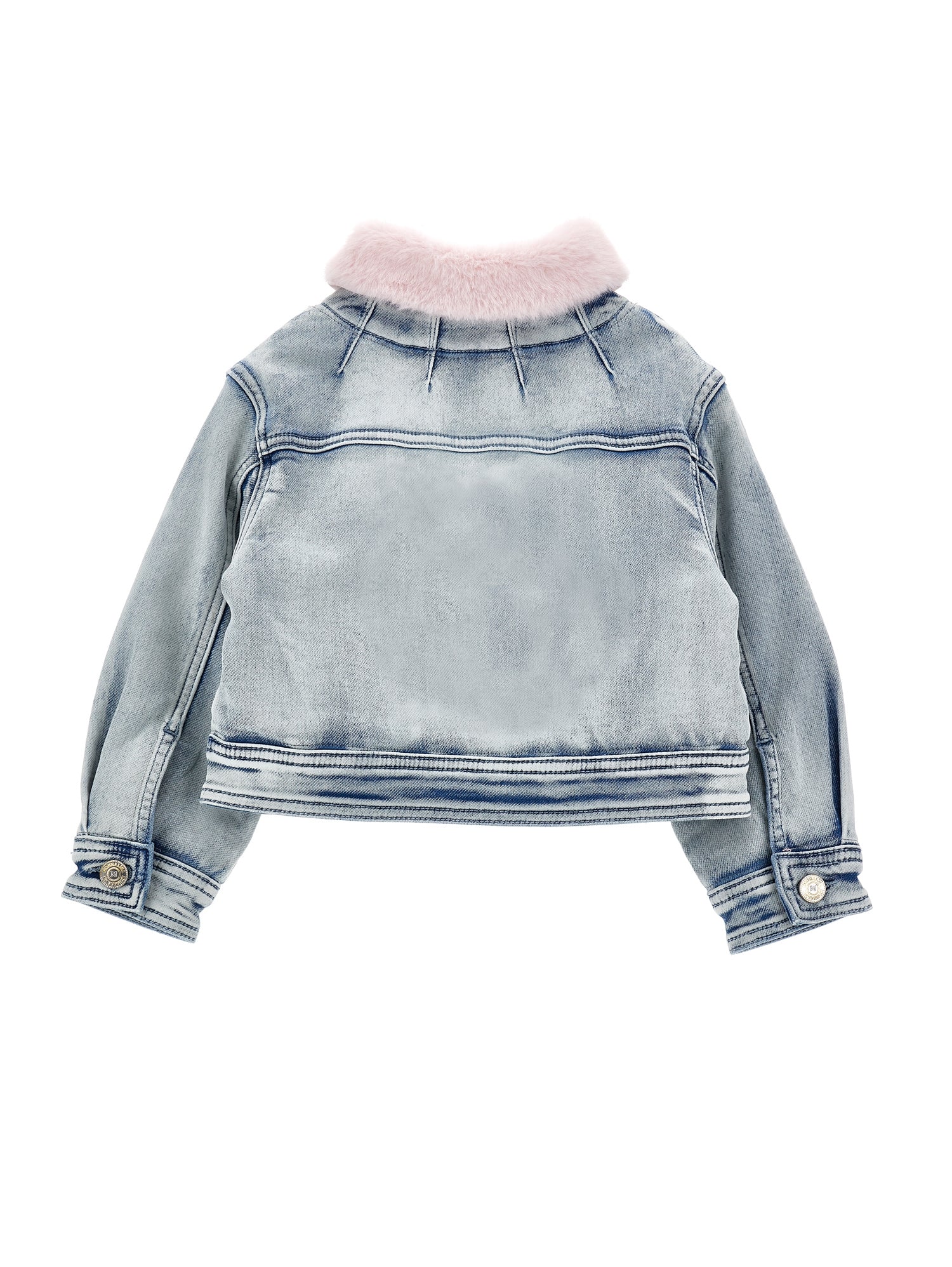 Monnalisa Girls Jewelled Denim Jacket Monnalisa Girls Jewelled Denim Jacket