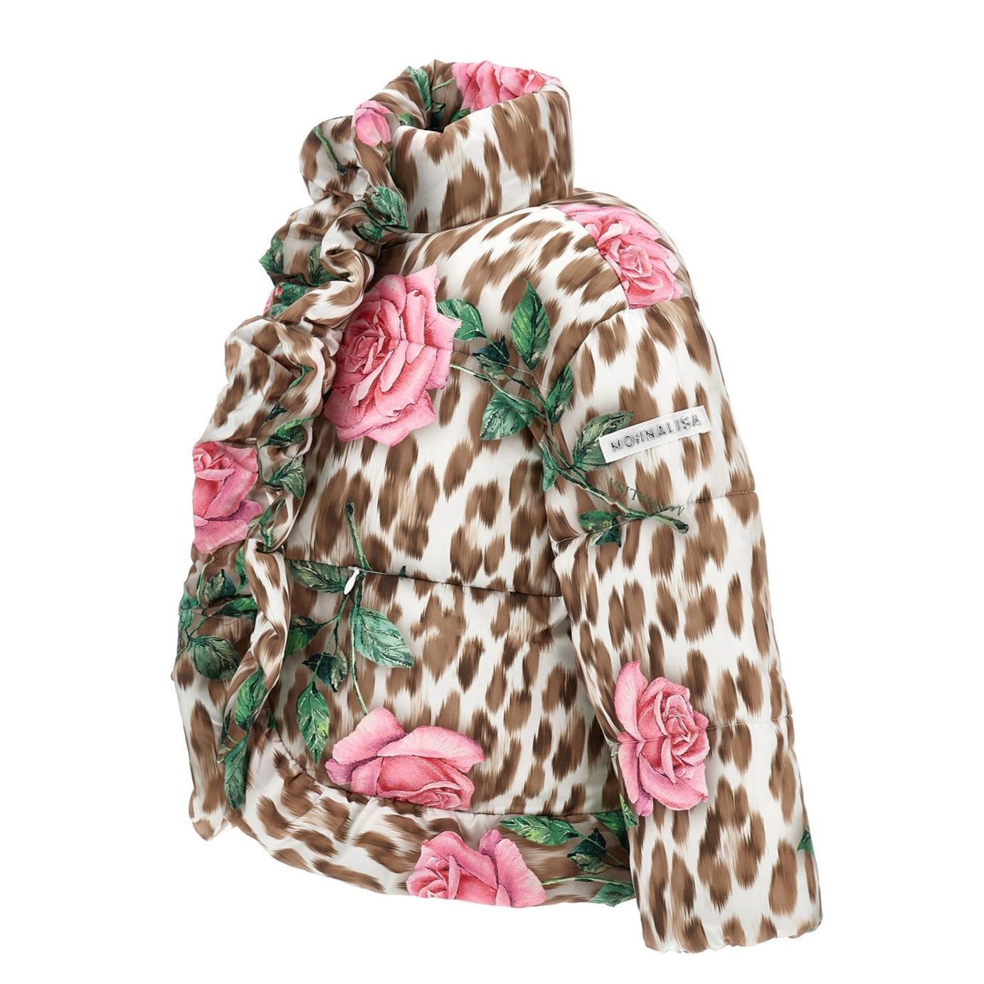 Monnalisa Girls Leopard Print Coat Monnalisa Girls Leopard Print Coat