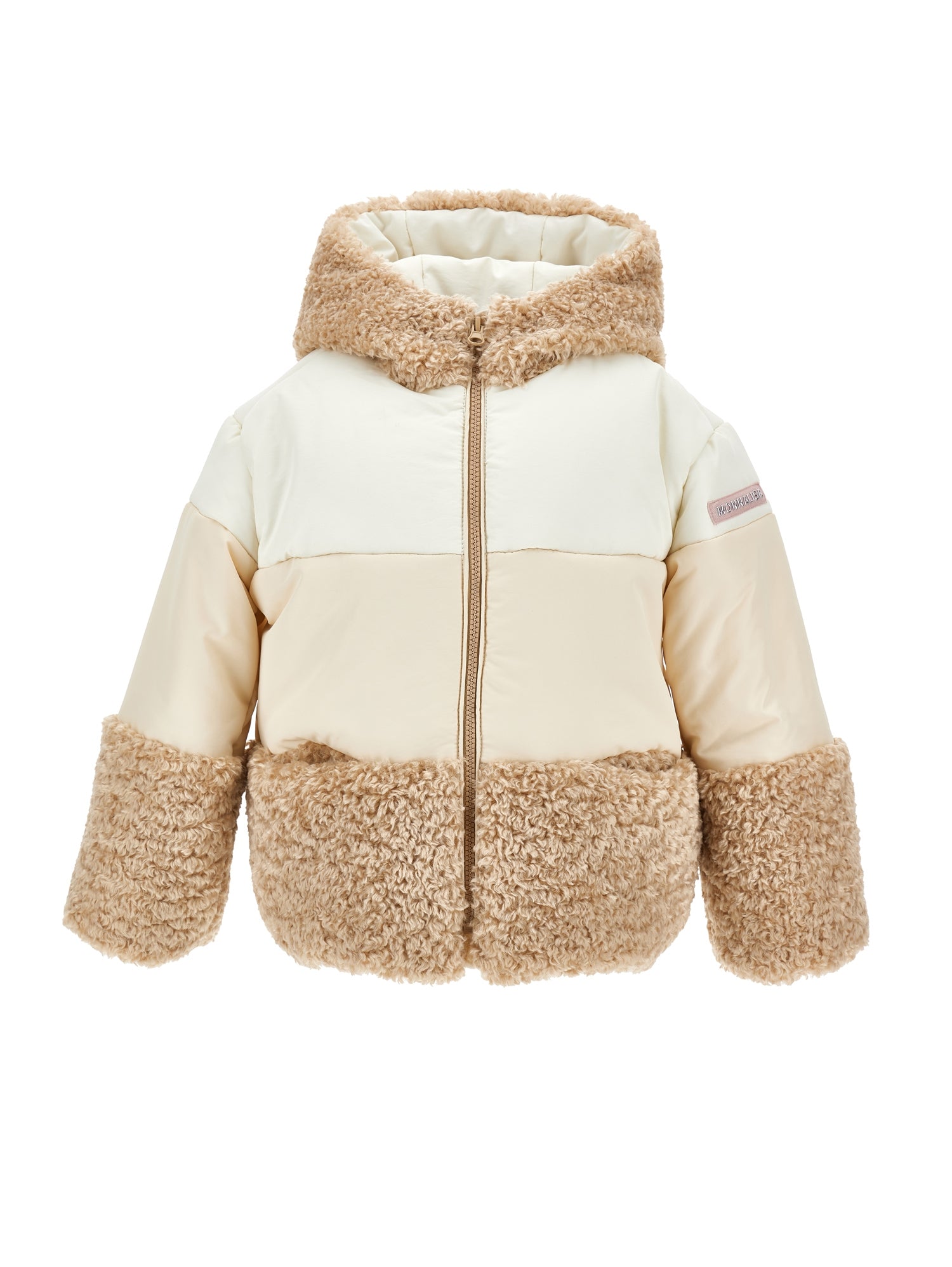 Monnalisa Girls Cream/Beige Jacket Monnalisa Girls Cream/Beige Jacket