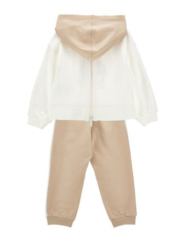 Monnalisa Girls Cream Teddy Tracksuit Monnalisa Girls Cream Teddy Tracksuit