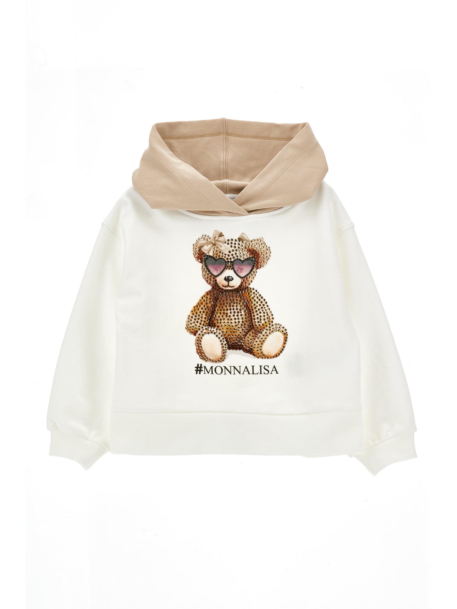 Monnalisa Girls Cream Teddy Tracksuit Monnalisa Girls Cream Teddy Tracksuit