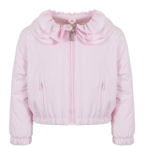 Lapin House Girls Pink Frill Jacket Lapin House Girls Pink Frill Jacket