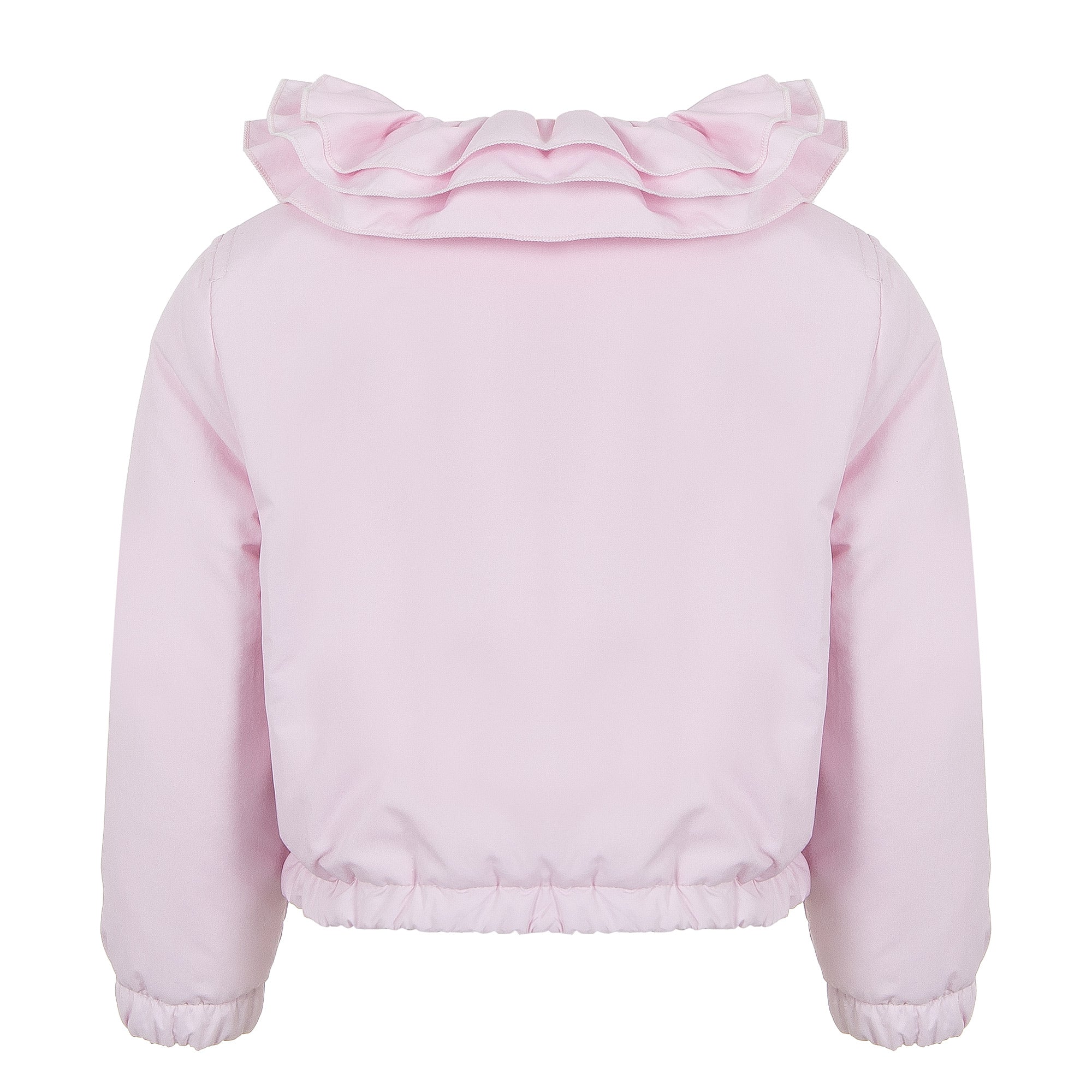 Lapin House Girls Pink Frill Jacket Lapin House Girls Pink Frill Jacket