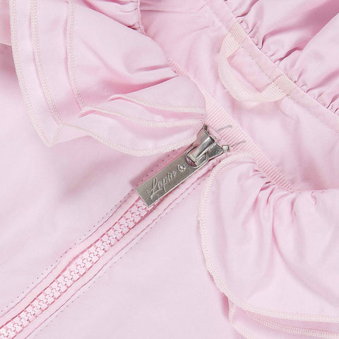 Lapin House Girls Pink Frill Jacket Lapin House Girls Pink Frill Jacket