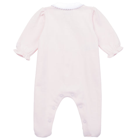 Emile Et Rose Baby Girls Pink Bunny Babygrow with Hat Emile Et Rose Baby Girls Pink Bunny Babygrow with Hat