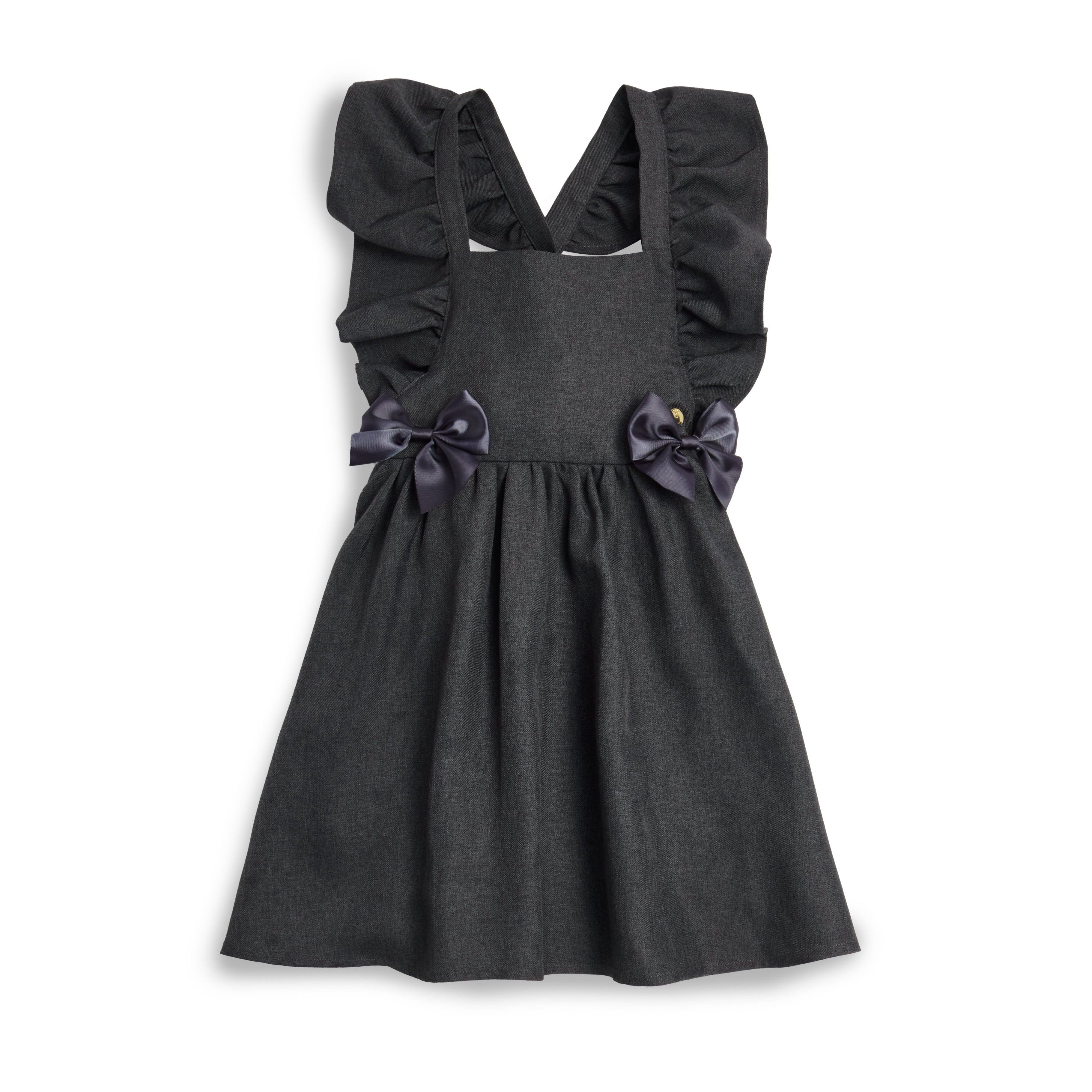 Caramelo Kids Girls Grey Pinafore Caramelo Kids Girls Grey Pinafore