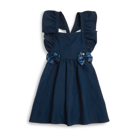 Caramelo Kids Girls Navy Pinafore Caramelo Kids Girls Navy Pinafore