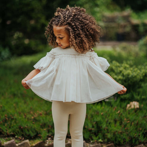 Donsje Girls Cream Top Donsje Girls Cream Top