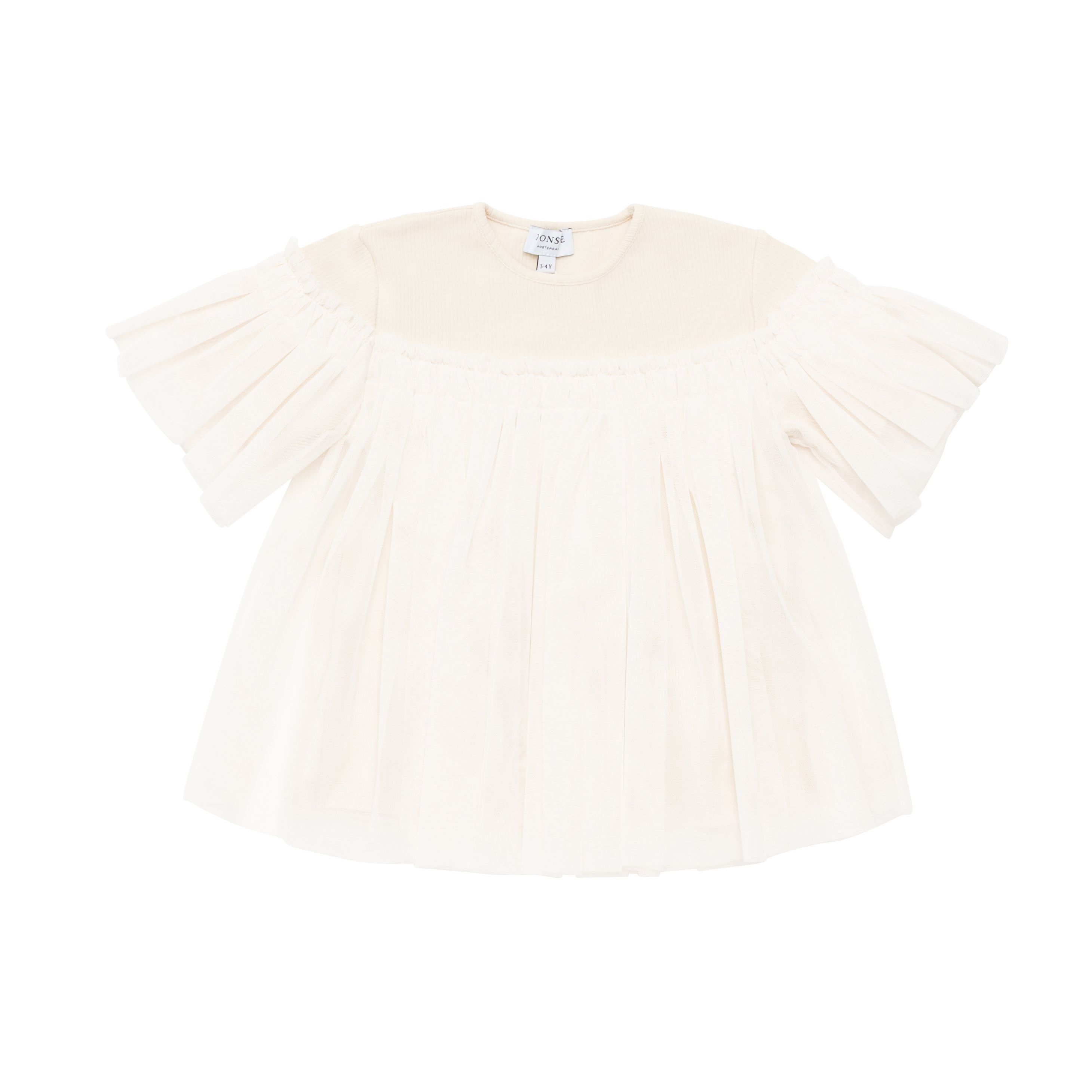 Donsje Girls Cream Top Donsje Girls Cream Top