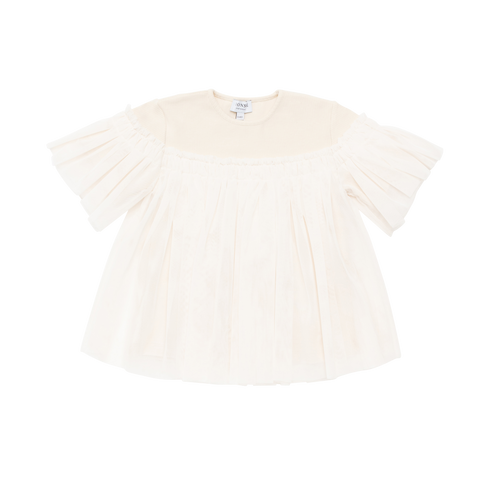 Donsje Girls Cream Top Donsje Girls Cream Top