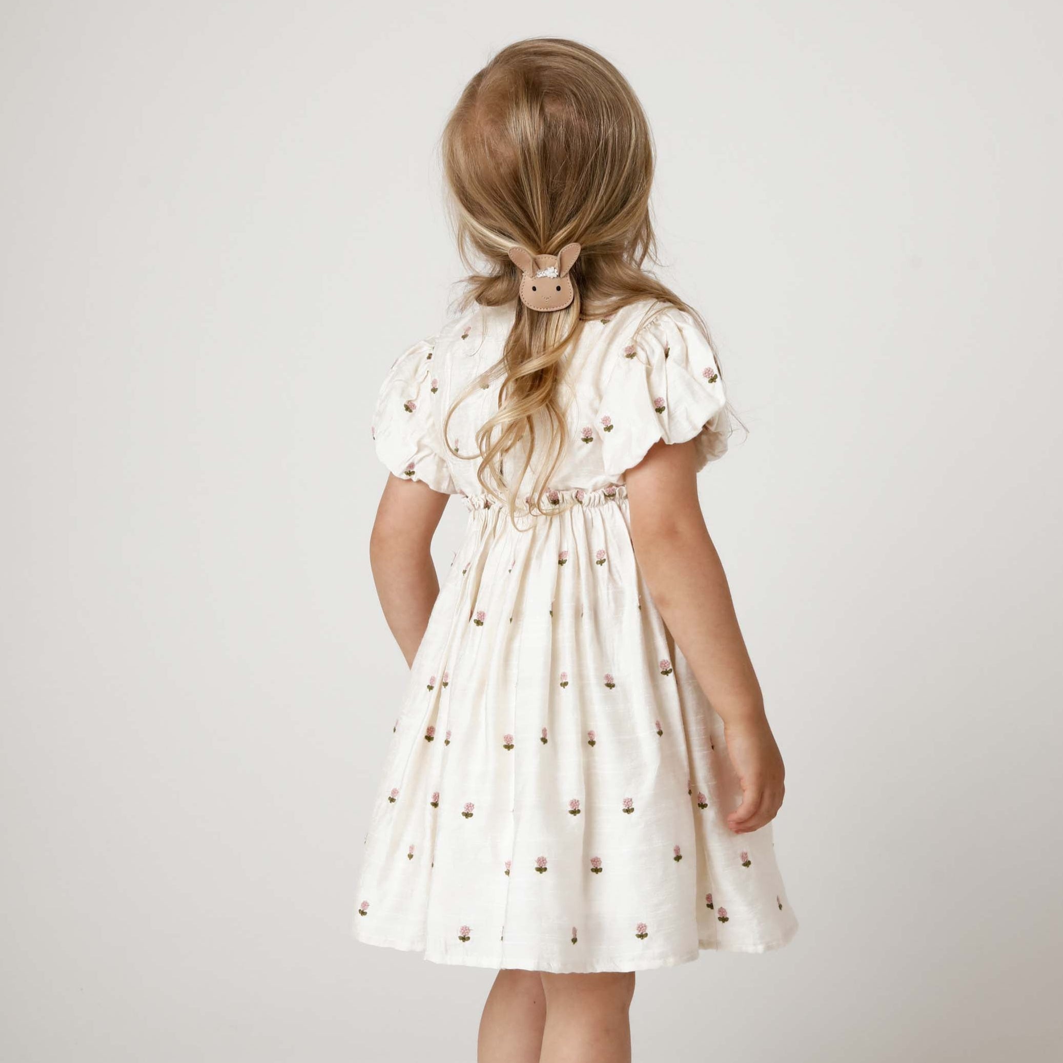 Donsje Girls Cream Rose Dress Donsje Girls Cream Rose Dress