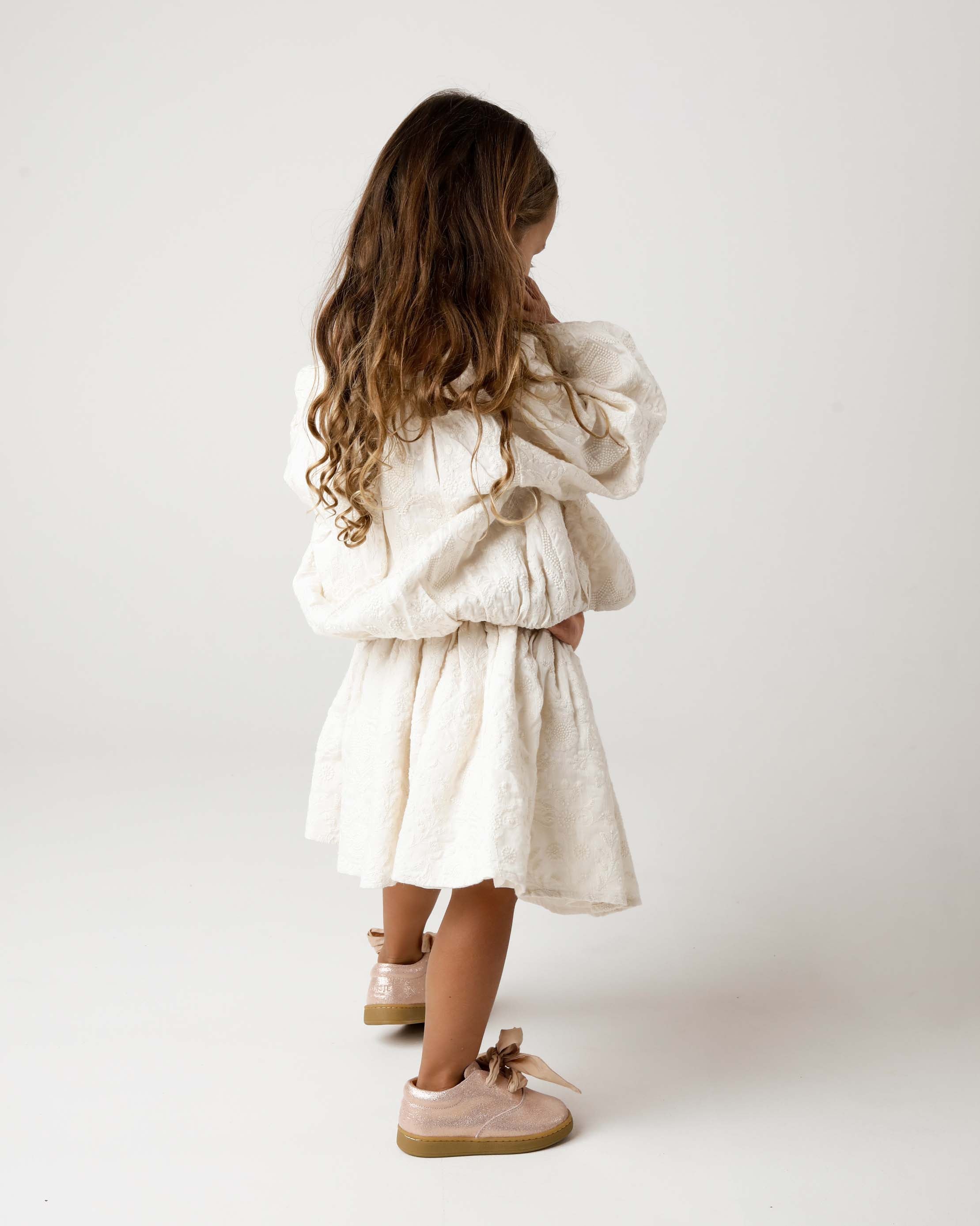 Donsje Girls Cream Jacket Donsje Girls Cream Jacket