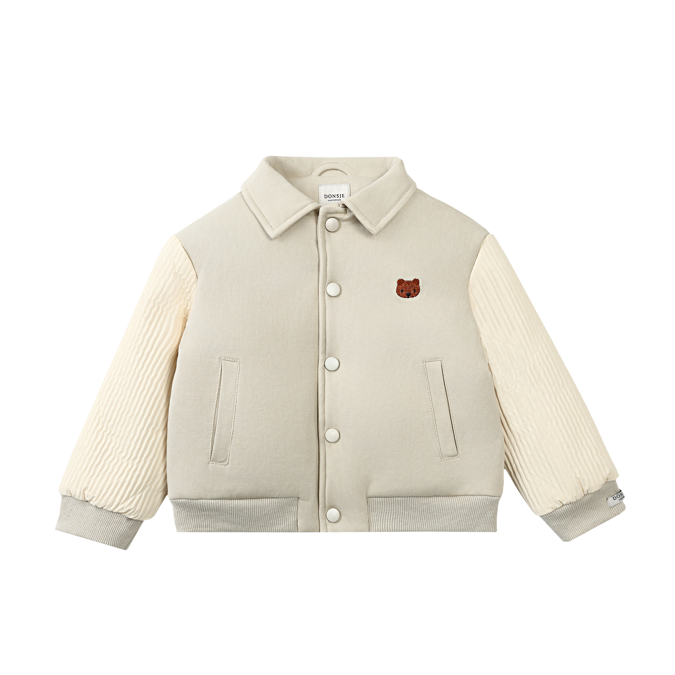 Donsje Boys Cream Bear Jacket Donsje Boys Cream Bear Jacket