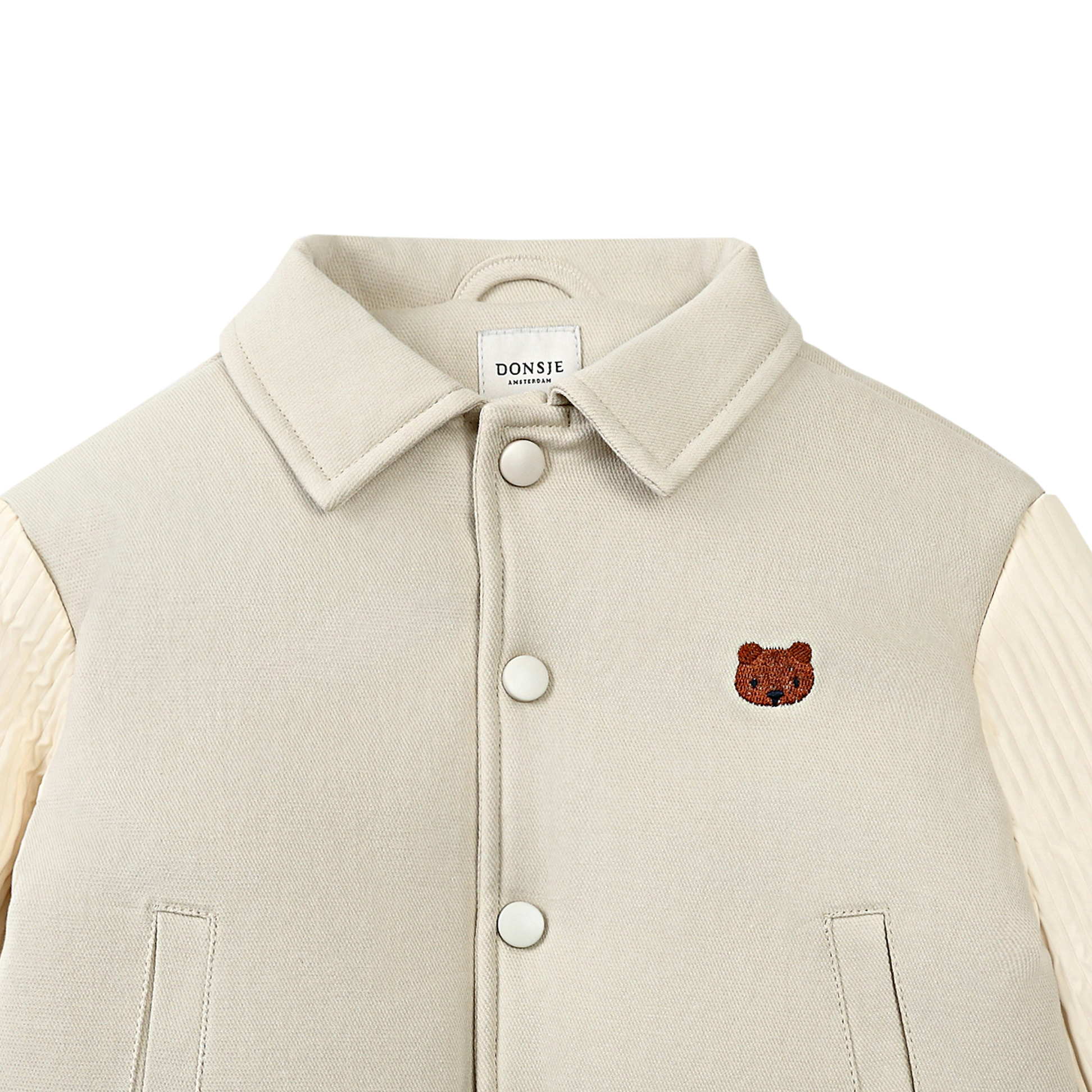 Donsje Boys Cream Bear Jacket Donsje Boys Cream Bear Jacket