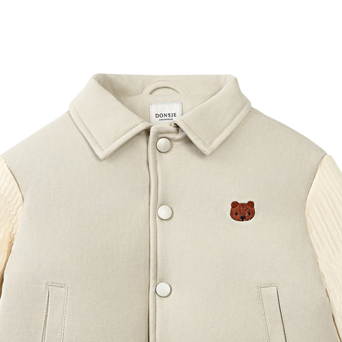 Donsje Boys Cream Bear Jacket Donsje Boys Cream Bear Jacket