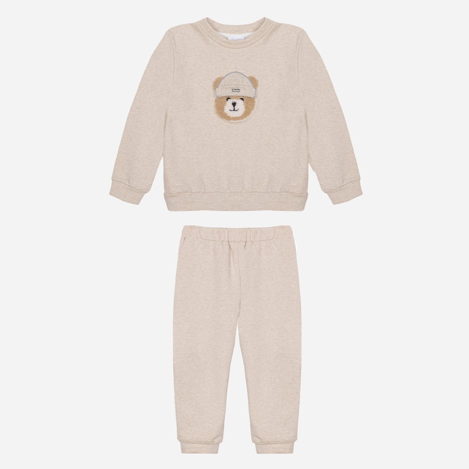 Patachou Boys Beige Teddy Tracksuit Patachou Boys Beige Teddy Tracksuit