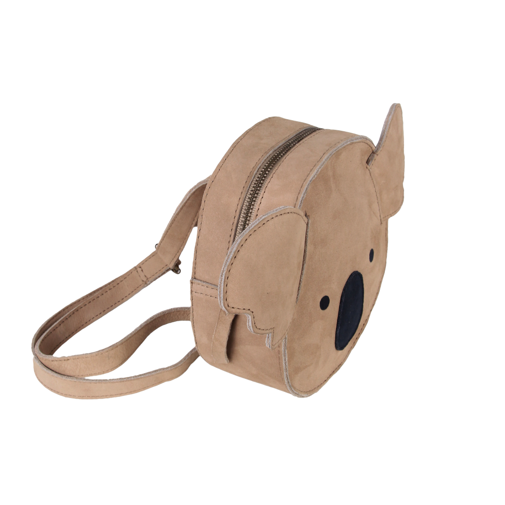 Donsje Unisex Brown Koala Backpack Donsje Unisex Brown Koala Backpack