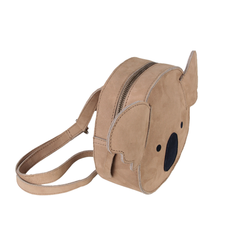 Donsje Unisex Brown Koala Backpack Donsje Unisex Brown Koala Backpack