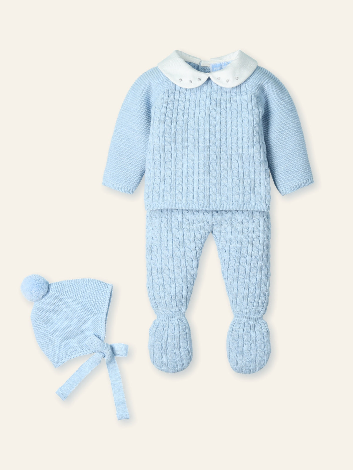 Mac Ilusion Baby Boys Blue Knitted Set Mac Ilusion Baby Boys Blue Knitted Set