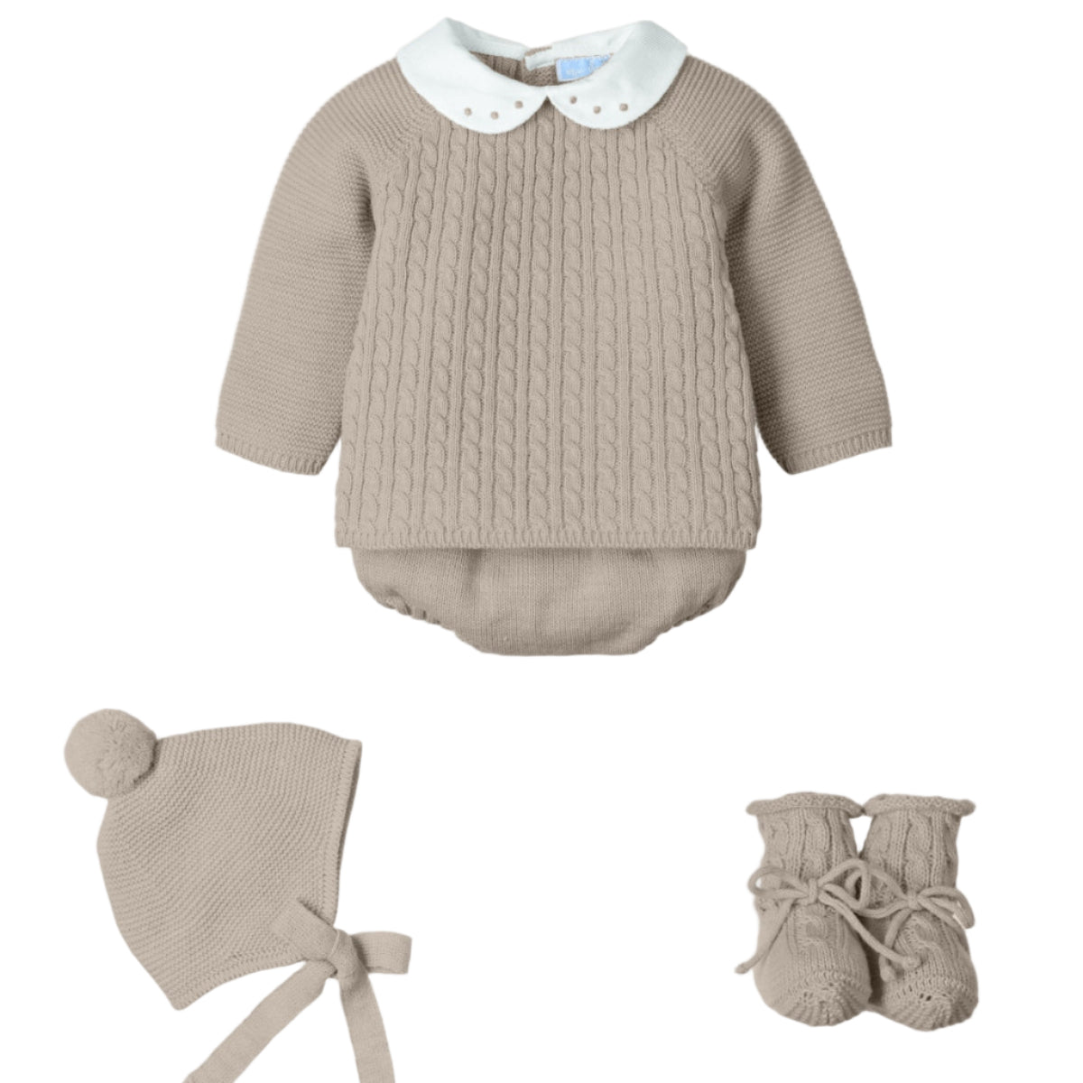 Mac Ilusion Baby Boys Brown Knitted Set Mac Ilusion Baby Boys Brown Knitted Set