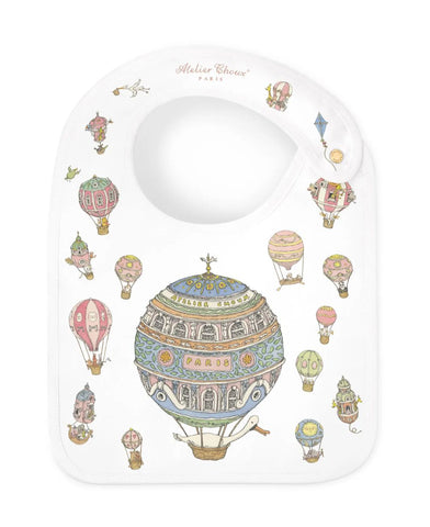 Atelier Choux Paris White Balloon Bib Atelier Choux Paris White Balloon Bib