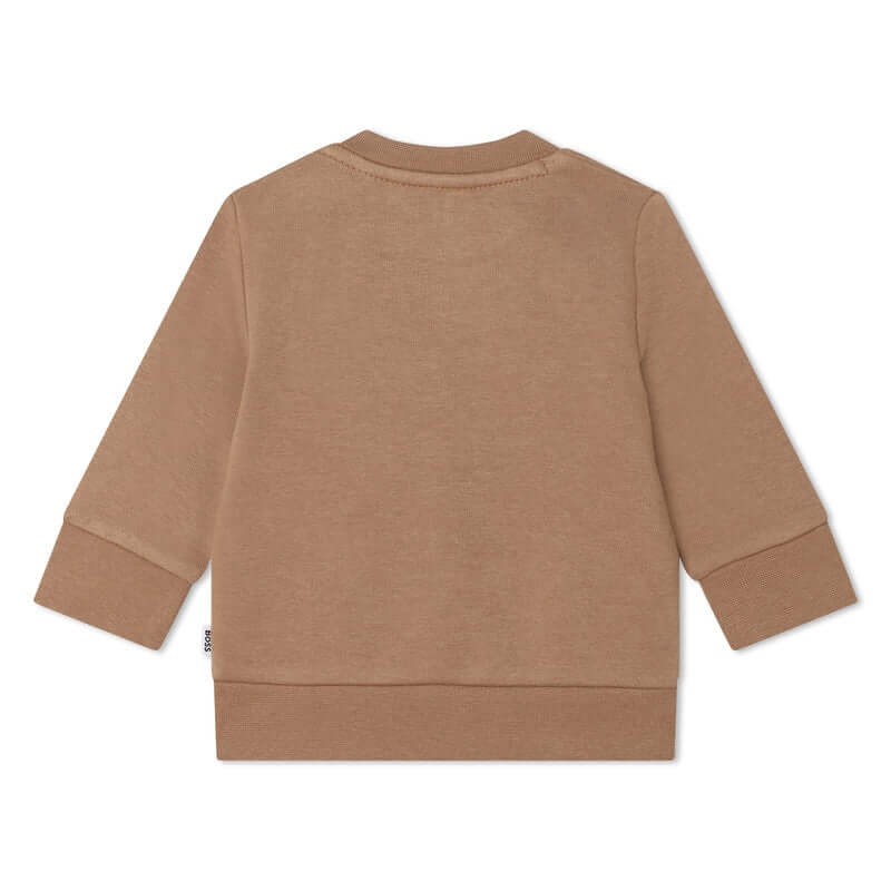 BOSS Baby Boys Camel Logo Sweatshirt BOSS Baby Boys Camel Logo Sweatshirt