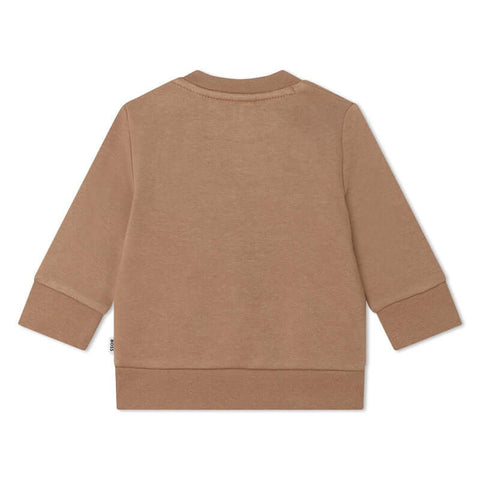 BOSS Baby Boys Camel Logo Sweatshirt BOSS Baby Boys Camel Logo Sweatshirt