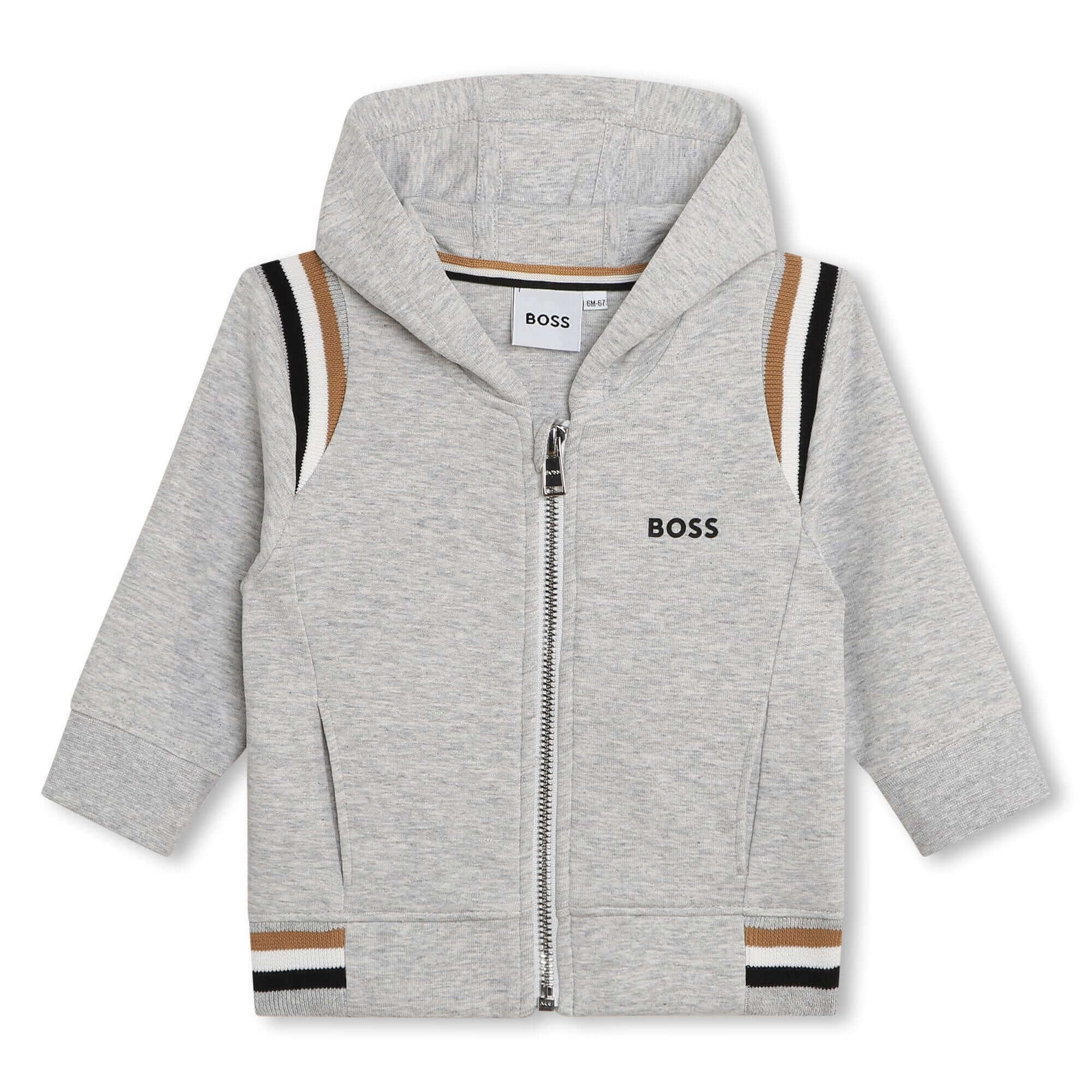 BOSS Baby Boys Grey Logo Tracksuit BOSS Baby Boys Grey Logo Tracksuit