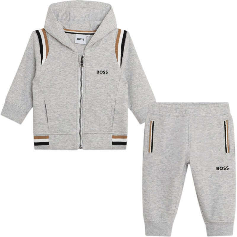 BOSS Baby Boys Grey Logo Tracksuit BOSS Baby Boys Grey Logo Tracksuit