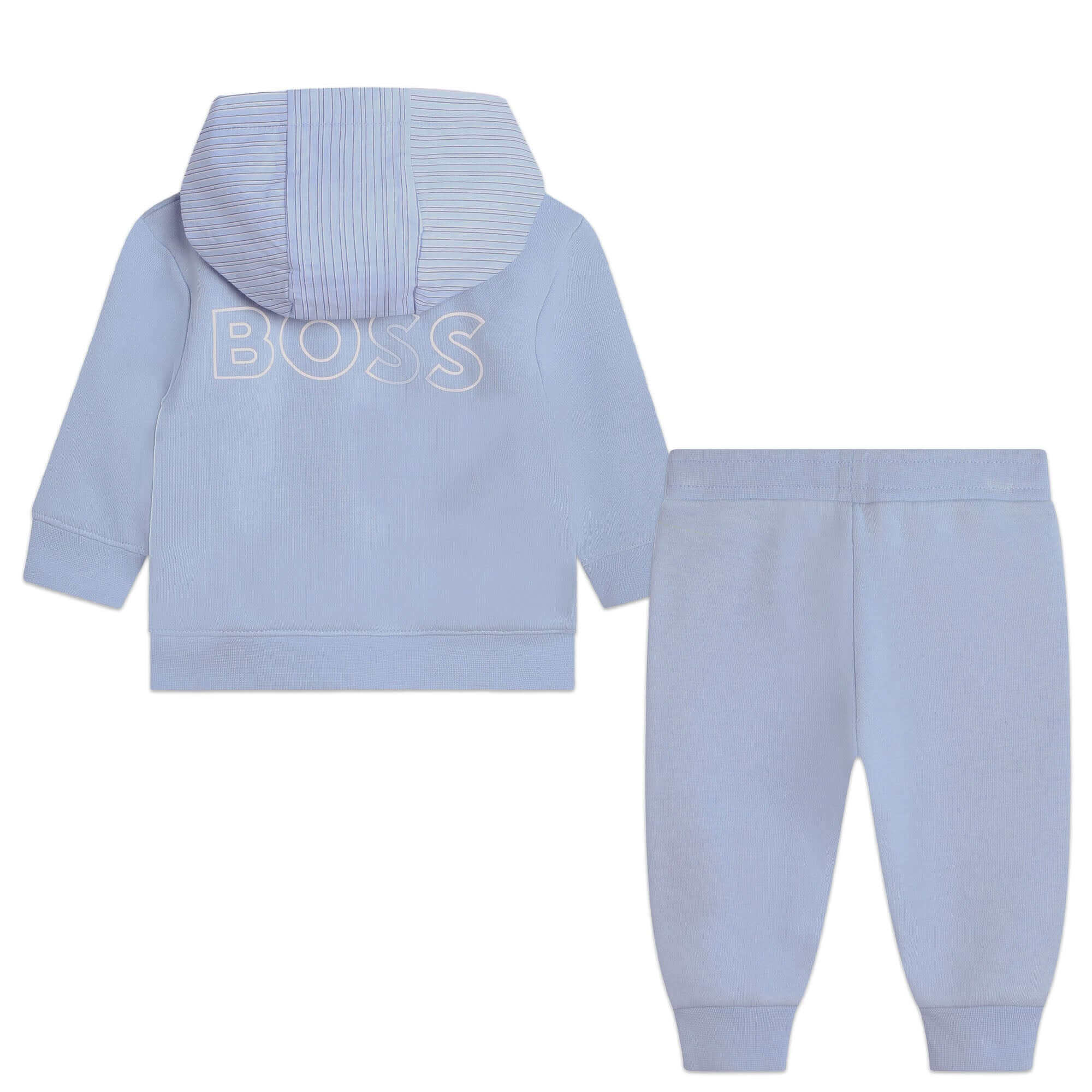 BOSS Baby Boys Pale Blue Logo Tracksuit BOSS Baby Boys Pale Blue Logo Tracksuit