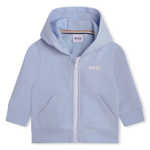 BOSS Baby Boys Pale Blue Logo Tracksuit BOSS Baby Boys Pale Blue Logo Tracksuit