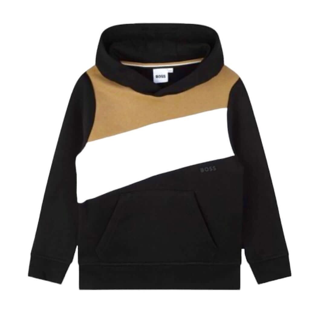 BOSS Boys Black Hoodie BOSS Boys Black Hoodie