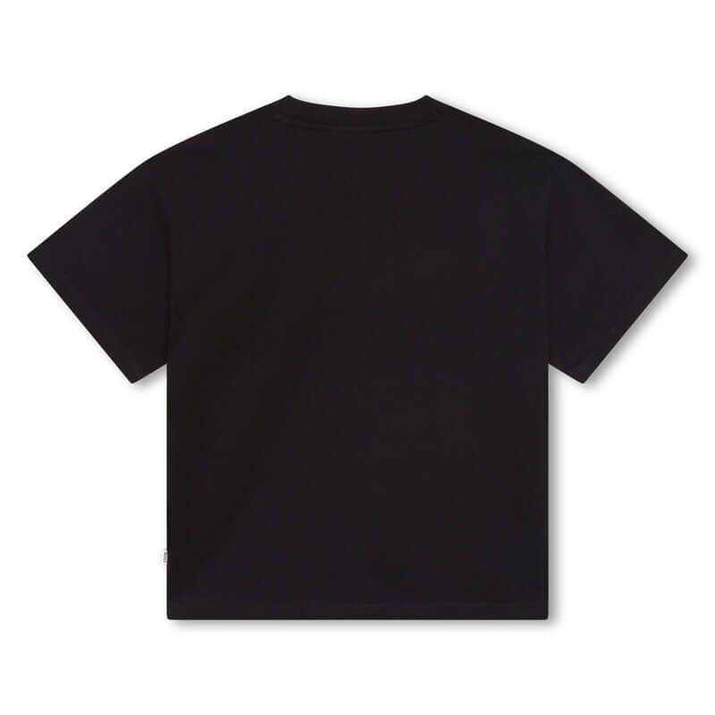 BOSS Boys Black Short Sleeve Cotton T-Shirt BOSS Boys Black Short Sleeve Cotton T-Shirt