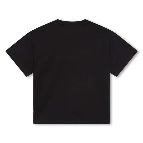 BOSS Boys Black Short Sleeve Cotton T-Shirt BOSS Boys Black Short Sleeve Cotton T-Shirt