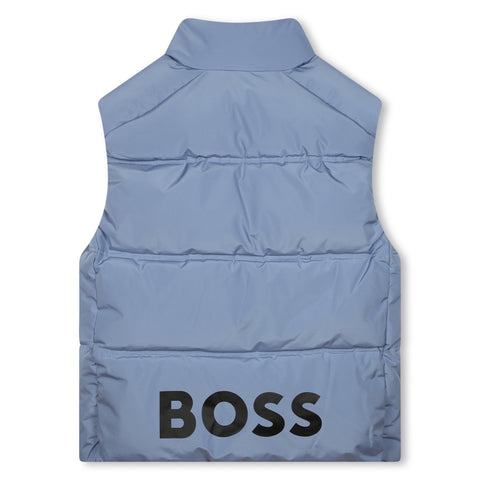 BOSS Boys Blue Gilet BOSS Boys Blue Gilet
