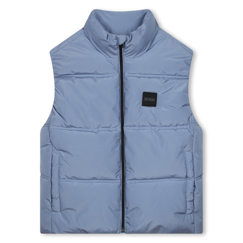 BOSS Boys Blue Gilet BOSS Boys Blue Gilet