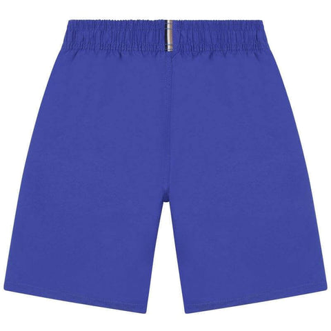 BOSS Boys Blue Logo Swim Shorts BOSS Boys Blue Logo Swim Shorts