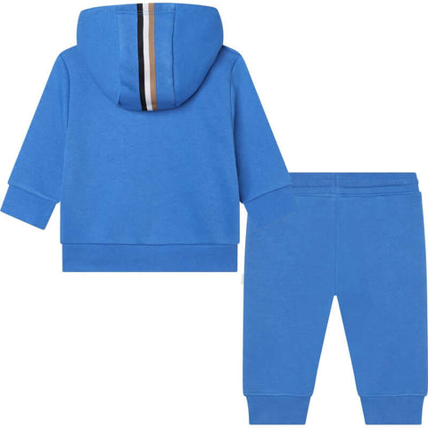 BOSS Boys Blue Logo Tracksuit BOSS Boys Blue Logo Tracksuit