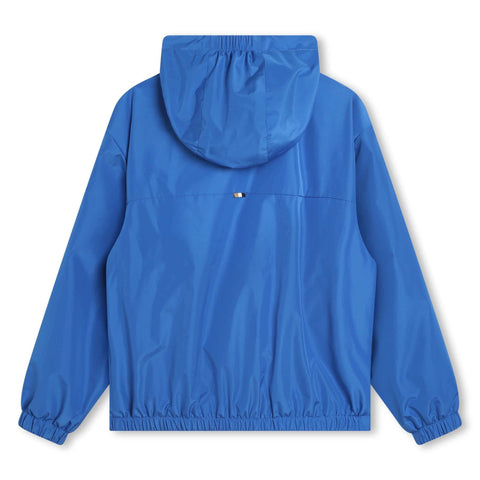 BOSS Boys Bright Blue Windbreaker Jacket BOSS Boys Bright Blue Windbreaker Jacket