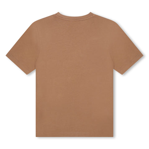 BOSS Boys Brown Short Sleeve T-shirt BOSS Boys Brown Short Sleeve T-shirt