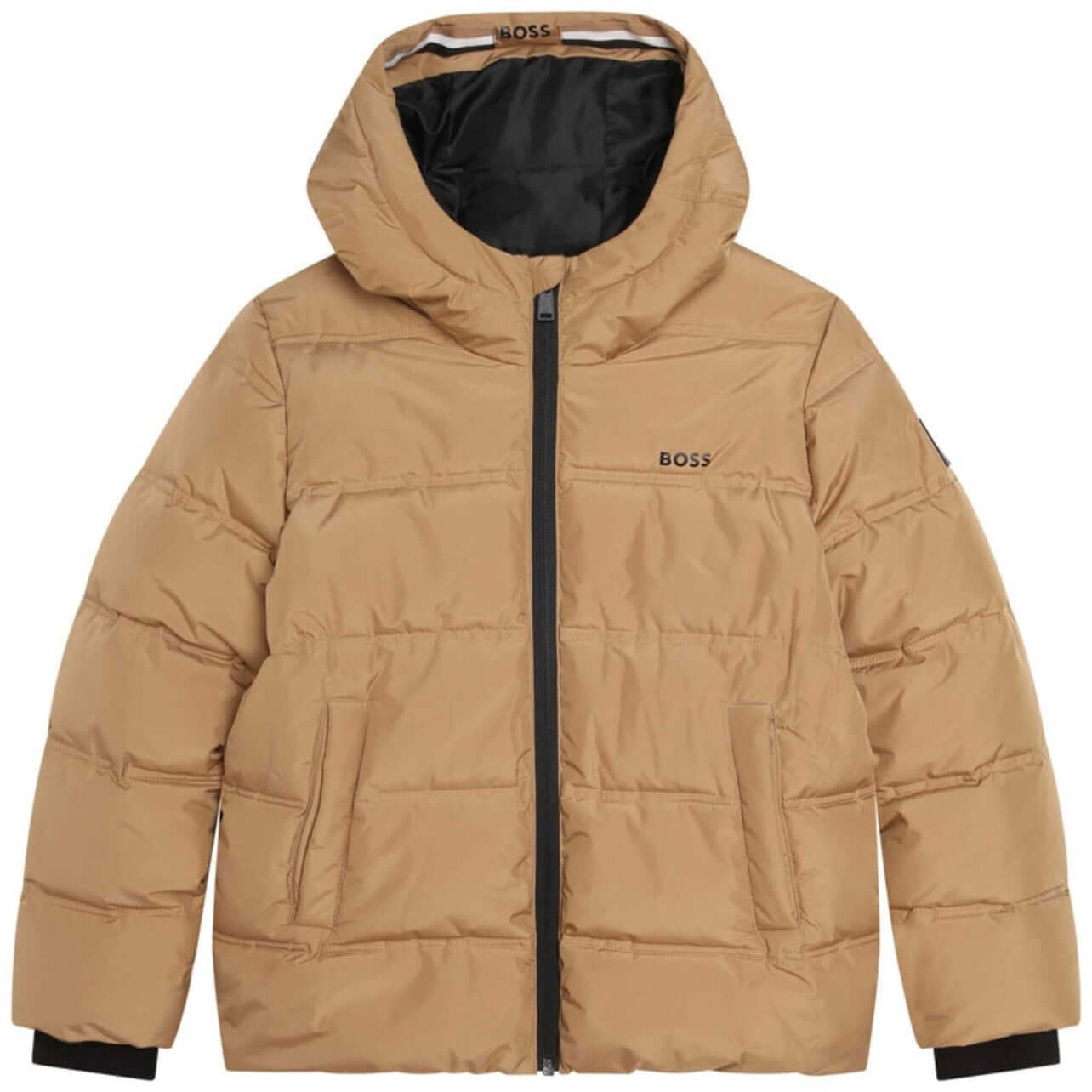 BOSS Boys Camel Puffer Jacket BOSS Boys Camel Puffer Jacket