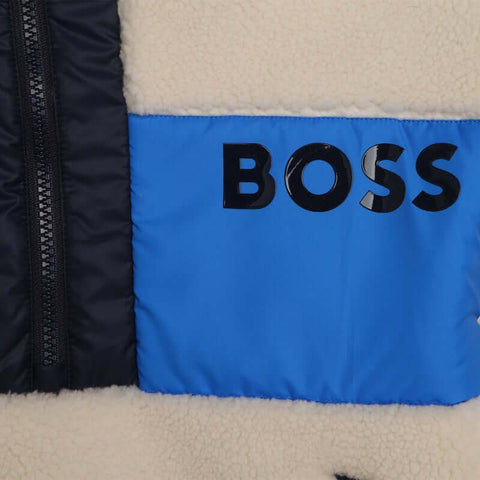 BOSS Boys Cream Fleece BOSS Boys Cream Fleece