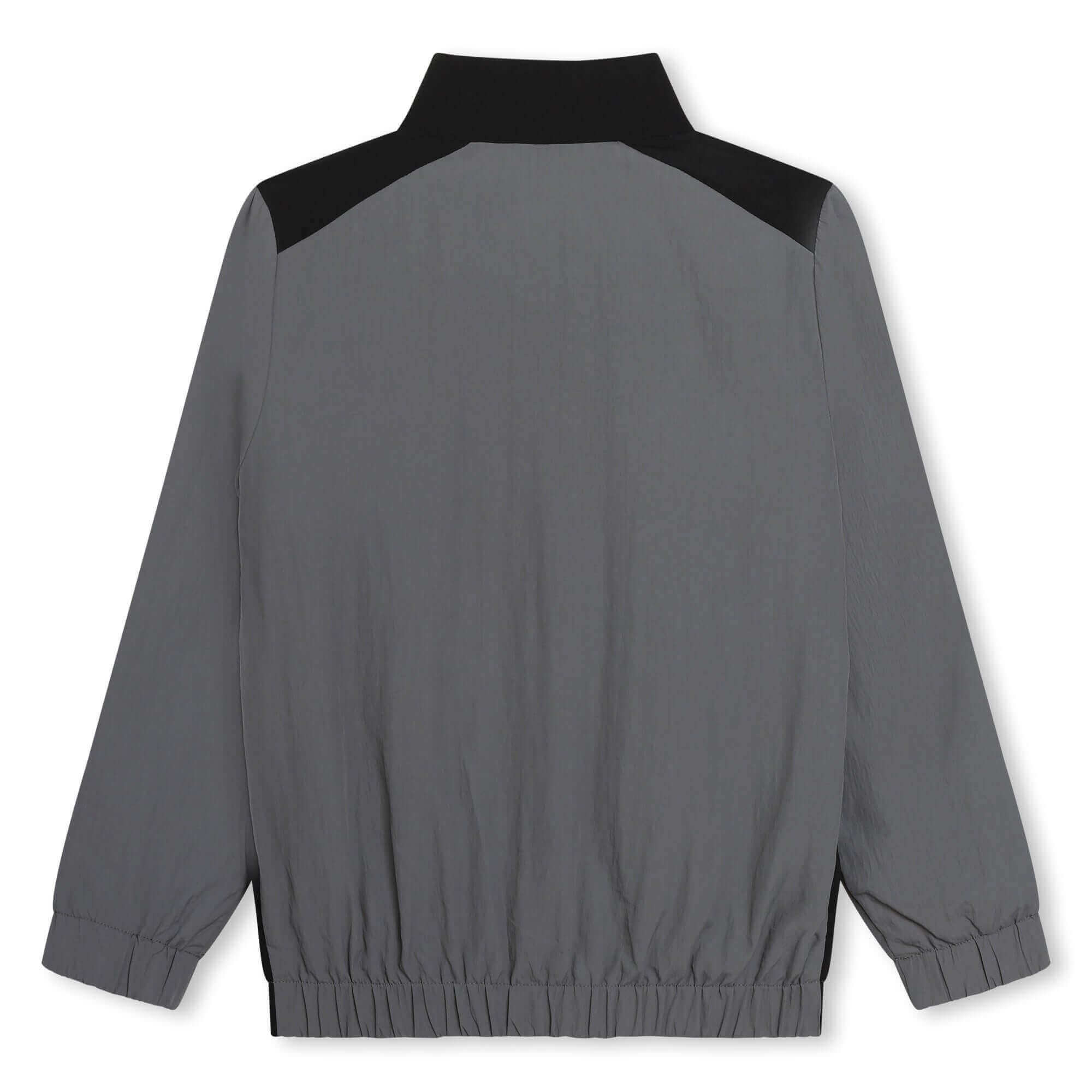 BOSS Boys Grey Block Zip Up Jacket BOSS Boys Grey Block Zip Up Jacket