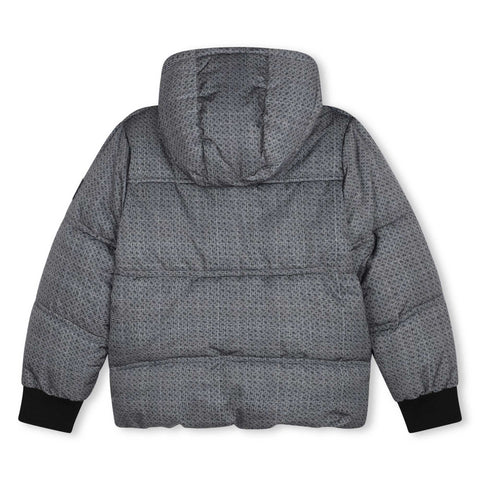 BOSS Boys Grey Puffer Jacket BOSS Boys Grey Puffer Jacket