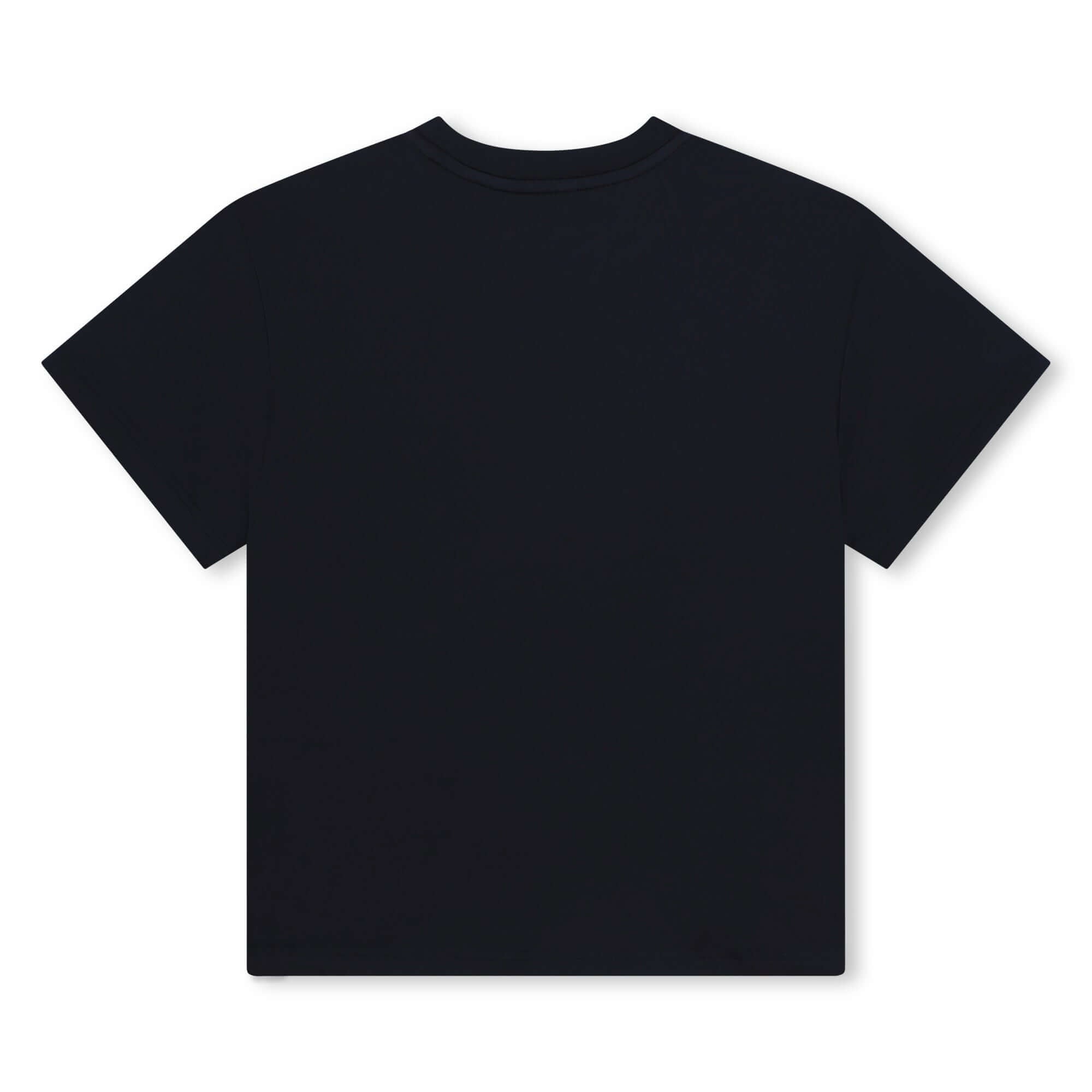 BOSS Boys Navy & Aqua Blue Short Sleeve T-Shirt BOSS Boys Navy & Aqua Blue Short Sleeve T-Shirt
